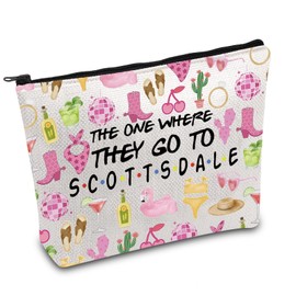 FOTAP Scottsdale Trip Makeup Bag Scottsdale Travel Gift Scottsdale Souvenir Gift Scottsdale Travel Bag Housewarming Gift (Scottsdale)
