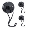 Homion Magnetic Hooks, Stainless Steel, Rust Free, Includes Magnets, Vertical
