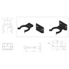 woplus Kitchen Skirting Brackets - Skirting Clips for Kitchen Pedestal