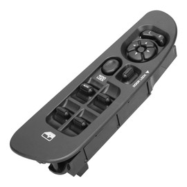 Master Power Window Switch and Bezel for Dodge Ram 1500 2500 3500 Durango Dakota Sprinter 2500 3500 2001-2009 Black Bezel 56049805AB