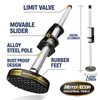 Adjustable Ladder Leveler with Anti-Slip Rubber Feet, Extension Ladder Stabilizer