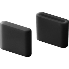 Yamazaki Industries 4743 Polythene Bag Eco Holder for Towers L, Caps, Set of 2, Black W 0.7 x D 0.1 x H 0.6 inches (1.8 x 0.4 x 1.5 mm)