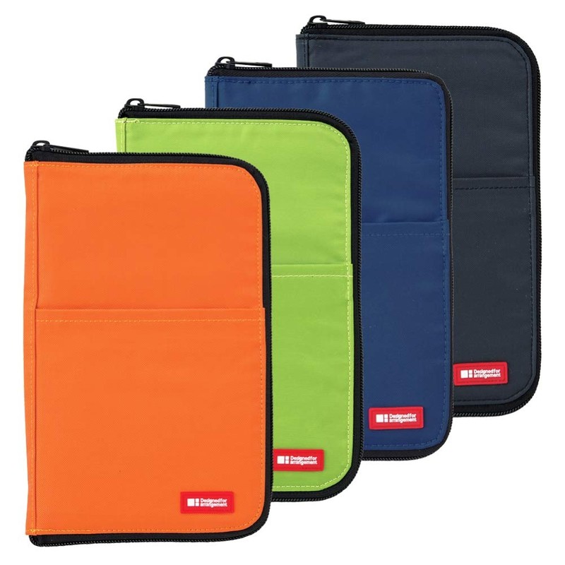 LIHITLAB LAB Slim Pen/Pencil Pouch, Wide, 0.7 × 5.5 ×