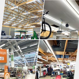 12 Pack, 4FT LED T8 Type A+B Tube Lights, 28W(80W Equivalent), 4000LM, 6000K, Frosted Cover, Single or Double End Powered, Plug and Play or Ballast Bypass, 4 Foot T10 T12 Fluorescent Bulbs Replacement