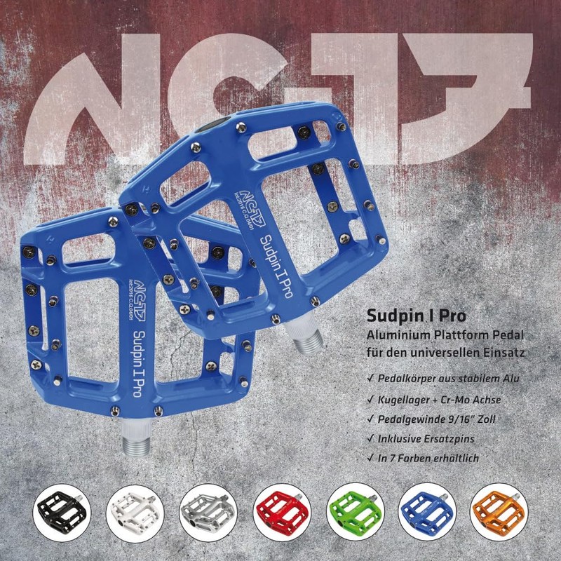 NC-17 Radsport Sudpin I Pro Pedalen, Blau, Nicht zutreffend EU