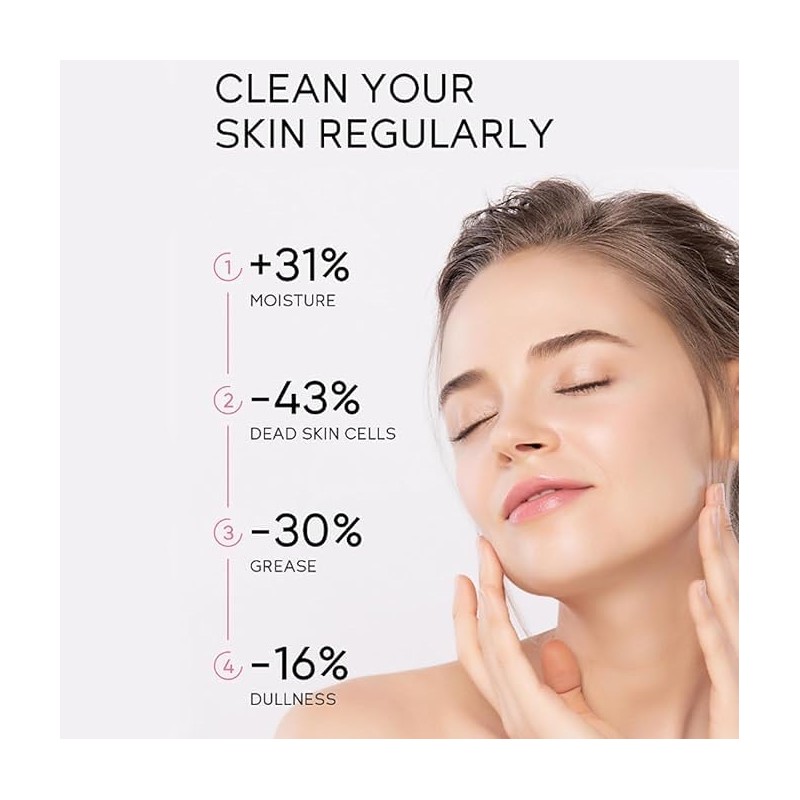 Gel exfoliante purificante - Limpiador facial - Gel exfoliante para