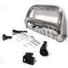 MOTORHOT Stainless Steel Front Bumper Bull Bar Grille Guard Compatible