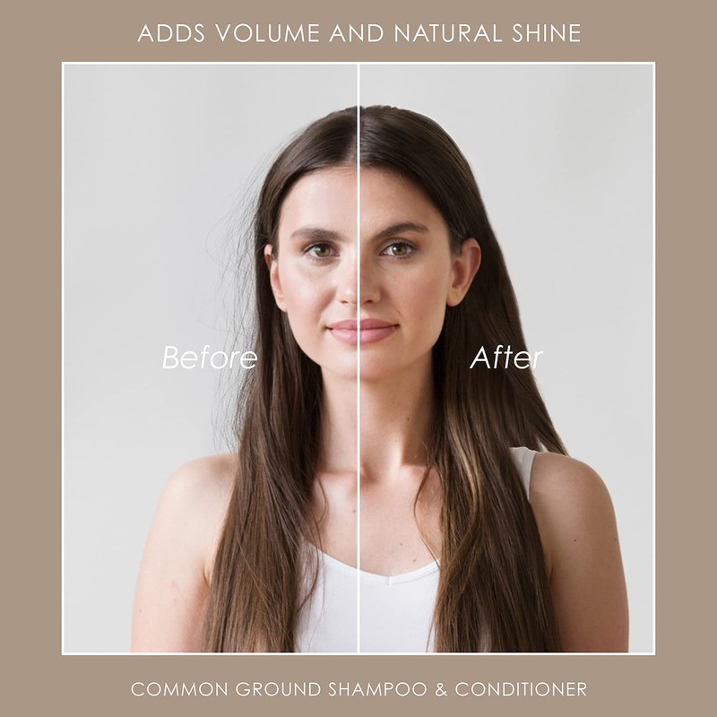 Common Ground Natural Shampoo and Conditioner Set; Paraben and Cruelty