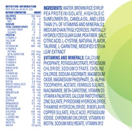 Compleat Pediatric Standard 1.4 Plant-Based Vanilla Nutrition Shake, 8g of Protein, 27 Vitamins & Minerals - Vegan Tube Feeding Formula, 8.45 Fl Oz (Pack of 24)
