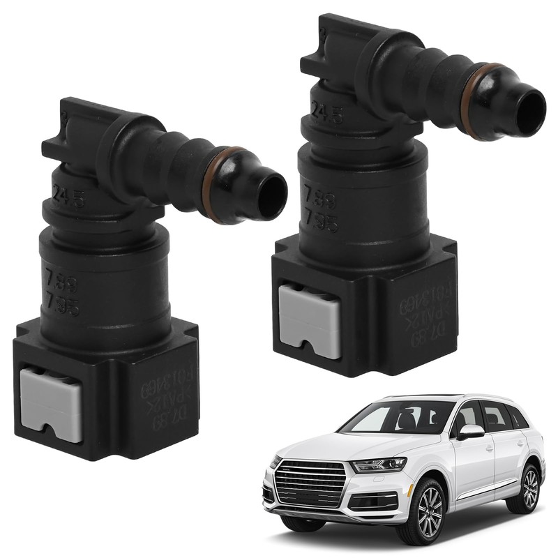 2 pieces fuel line connector, hose coupling, car quick coupling