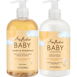 Gel de baño y champú para bebé + acondicionador rizado – SheaMoisture