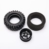 RC 1:10 Buggy Rubber Tires 5 Spoke Wheel Rim for