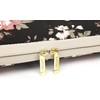 kayond Water-Resistant Canvas 13.3 Inch Laptop Sleeve-Black C Rose
