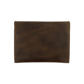 Heather's, Minimalist Wallet Handmade from Full Grain Leather - Durable Cash Organizer, Card Holder - Versatile Accessory for Everyday Use, Travel - Bourbon Brown