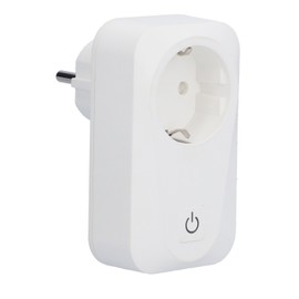 WiFi Smart Socket ABS Smart Plug with Timer and Voltameter Remote Control Durable and Convenient for Family  100‑