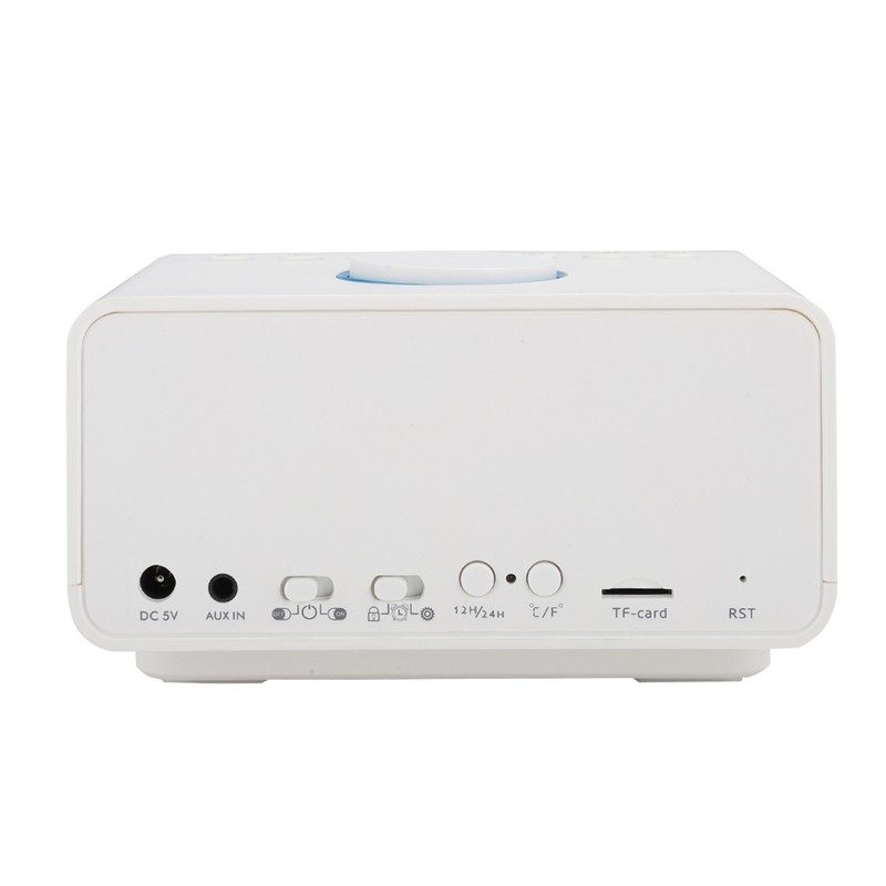 K9 Pro Alarm Clock Bluetooth Speaker 5.5Inch Dimmable LED Display