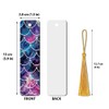 WIRESTER Set of 3 Metal Bookmarks with Light Gold Tassel
