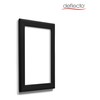 Deflecto A4 Snap Frame - Elegant Black Aluminium Clip Frame