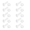 ChasCoCo M3 x 25mm Screw Nut Clear Acrylic Screw and