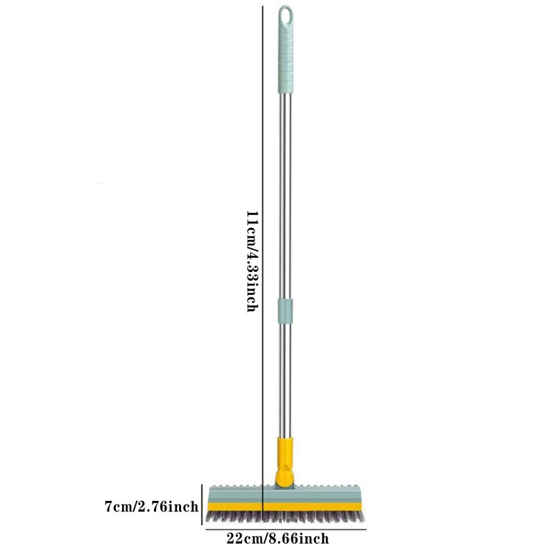 QUINTRA Hard Cleaning Brush with Long for Bathroom Floors, Tile