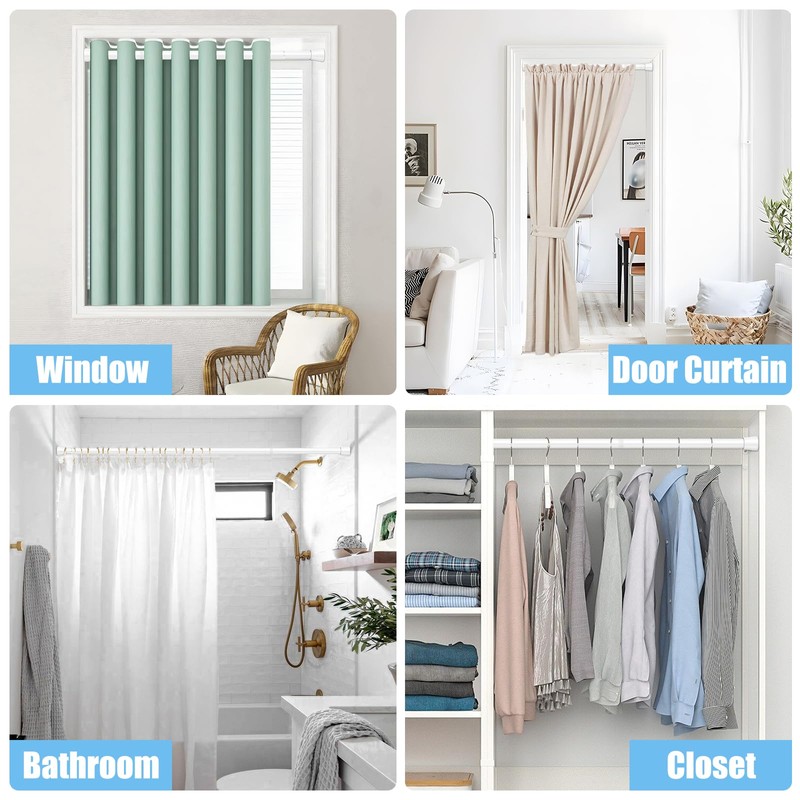 AIZESI AIZESI 1pcs Tension Curtain Rod Spring Tension Rods for