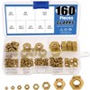 Glarks 160Pcs Metric M2 M2.5 M3 M4 M5 M6 M8