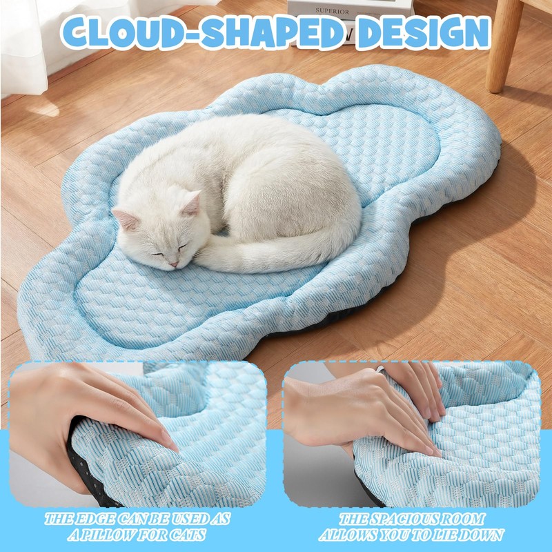 Shinylin Cat Cooling Mat Summer Cooling Pet Bed for Cats