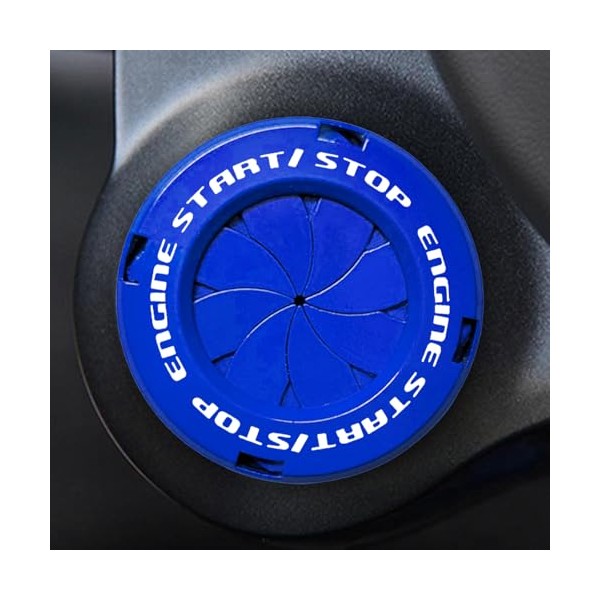 Tybasthe Tybasthe Rotary Push Start Button Cover, Car Accessories Engine