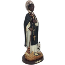12" San Martin de Porres Saint St Santo Statue POLYRESIN/New in Box#6368-13F