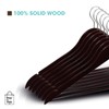 BUY IN WEB Wooden Hangers Pack of 20, Durable Solid