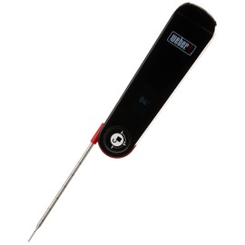 Weber 6752 Digital Thermometer Foldable Stainless Steel 3.2 x 10.8 x 5.0 cm