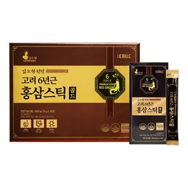 Kim So-hyeong Wonbang Koryo 6-year-old red ginseng stick gold 15g x 30 packets / 김소형원방 고려6년근 홍삼 스틱 골드 15g x 30포