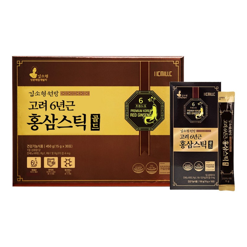 Kim So-hyeong Wonbang Koryo 6-year-old red ginseng stick gold 15g