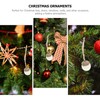 DOITOOL 10pcs Christmas Pine Cone Hanging Ornaments Felt Reusable Tree