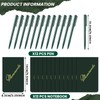 Faccito 24 Pcs Memoranda Notebook and Pen Set Green Military