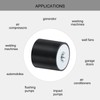 sourcing map 8Pcs 20 x 20mm M5 Thread Female Rubber