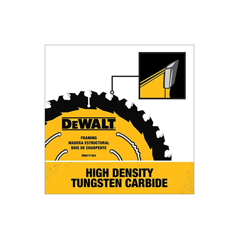 DEWALT Circular Saw Blade, 7 1/4 Inch, 60 Tooth, Wood