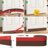 Guardapolvo para Puerta,5M Cubre Polvo para Puerta de 3 Capas,Burlete