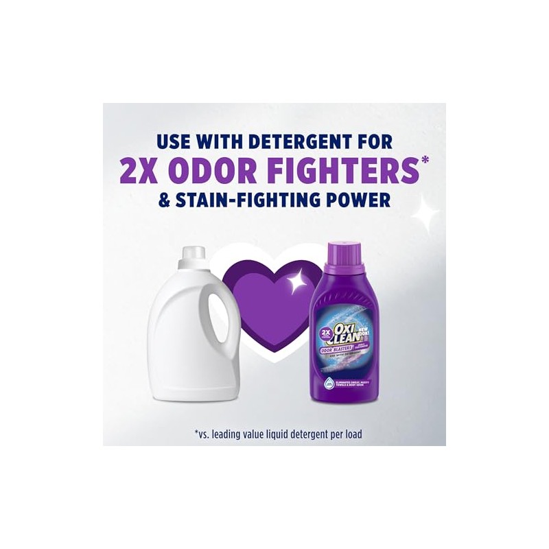 OxiClean Odor Blasters Odor and Stain Remover Liquid Laundry Additive,