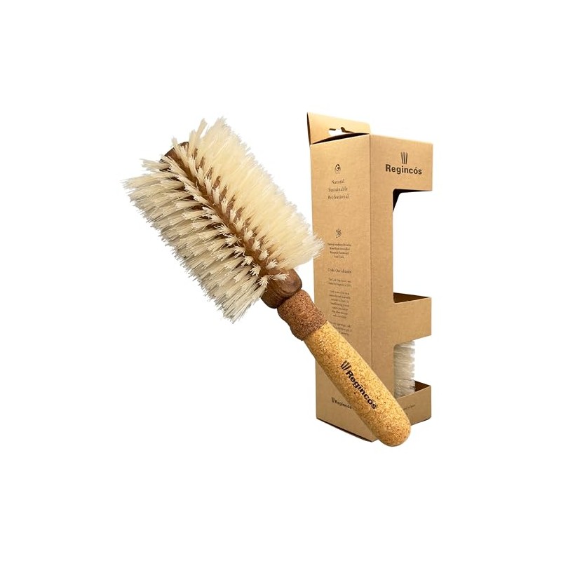 Regincós Eco-Friendly E.Cork Blonde 870 Natural Professional Handmade Round Brush