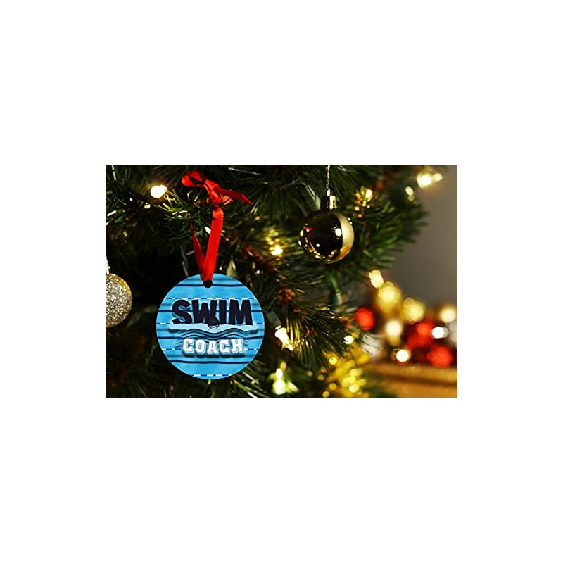 Mystic Sloth Swim Family Double Sided Ornaments (Coach)