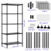SsngygHme 5 Tier Shelves Storage, Wire Shelf Unit, Standing Adjustable