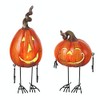 Heaven Sends Metal and Resin LED Pumpkins with Dangling Arms