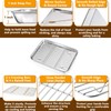 P&P CHEF 10.4 + 9 Inch Toaster Oven Pans with