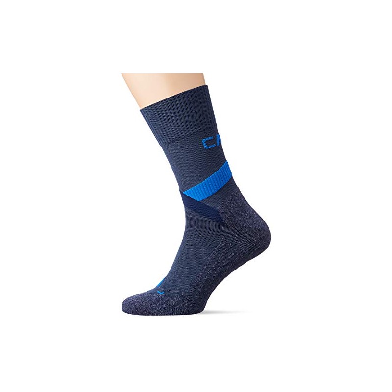 CMP - Calzino da trekking Dryarn Mid, Black Blue, 46/48