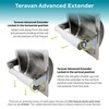 Teravan Advanced Extender for Extra Large Toilet Paper, Converts Holder