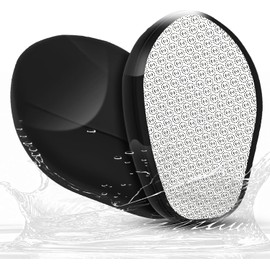 Glass Foot File Callus Remover, Foot Scrubber Callus Remover for Wet and Dry Feet, Heel Scraper & in Shower Foot Scrubber Dead Skin Remove(Black)-13