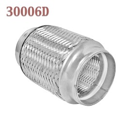 Bear River Converters 3" x 6" Flex Pipe Exhaust Coupling Quality Stainless Steel Heavy Duty Triple Ply