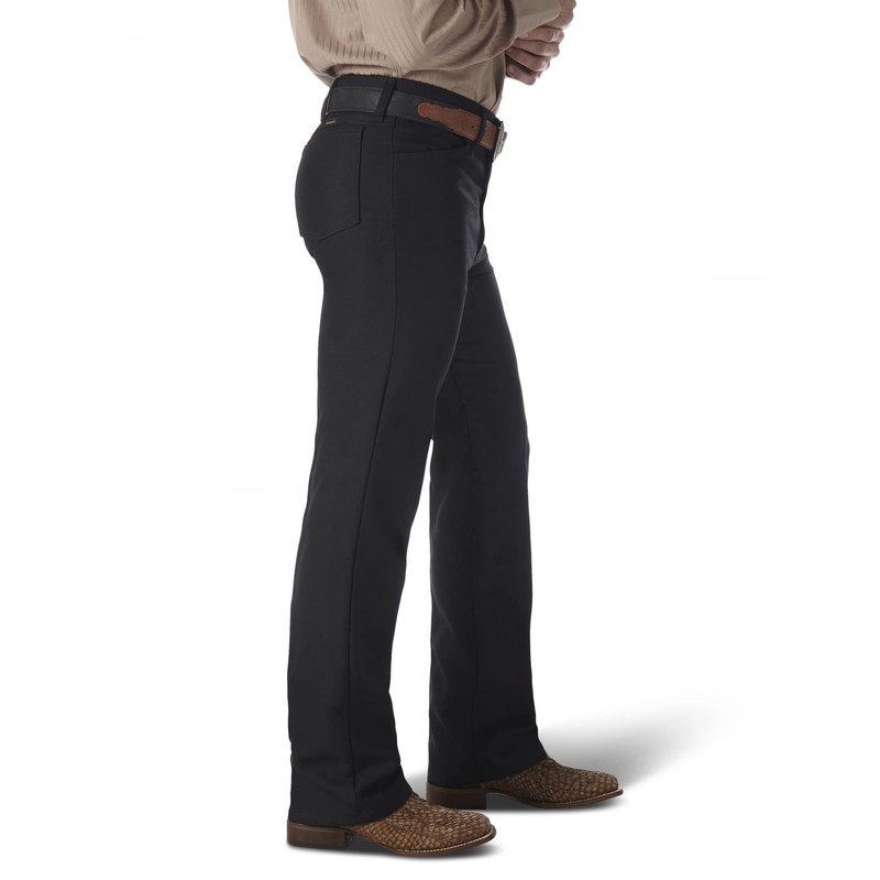 (ラングラー) Wrangler メンズ ランチャー ドレスジーンズ, ブラック, 34W x 32L