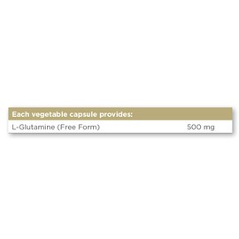SOLGAR Solgar L-Glutamine 500 mg Vegetable Capsules - Pack of 250 - Fuel For Muscles - Supports An Active Healthy Lifestyle - Vegan and Gluten Free